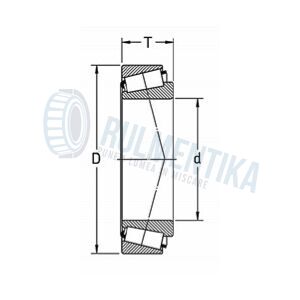 Rulment 32005 NTN