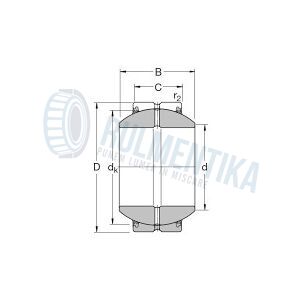 Articulatie sferica GEZ50 ES 2RS IMP