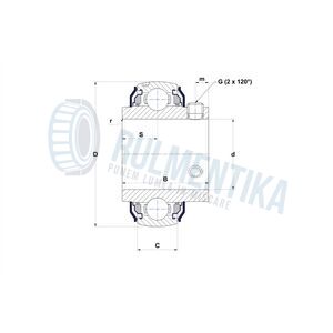 Rulment UC210 AGRO SNR