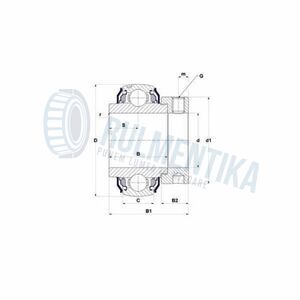 Rulment EX207 AGRO SNR