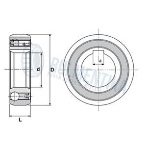 Rulment CSK25 P IMP