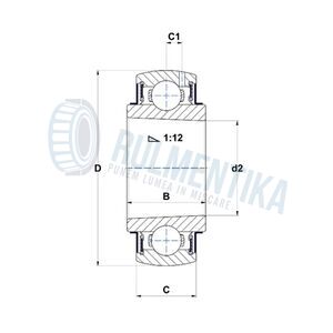 Rulment UK309 NTN