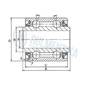 Rulment 5206 KPP3 PFI
