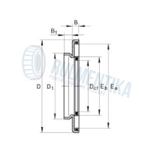 Rulment AXW20 IMP