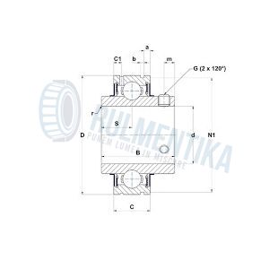 Rulment CUC205-14 SNR