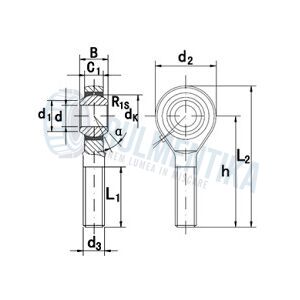 Articulatie BNML16X1.5 FLURO