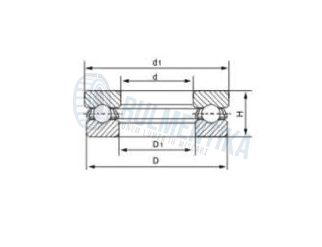 Rulment 51101 CRAFT