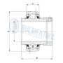 Rulment EX309-26 SNR