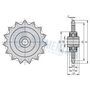 ROATA DE TENSIONARE 06B-1 Z22