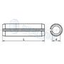 Stift elastic 12X80