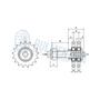ROATA DE TENSIONARE 10B-2 Z15 M12