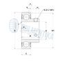 Rulment CUS205 SNR
