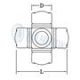 Cruce cardan 19.05X55.5 UGO